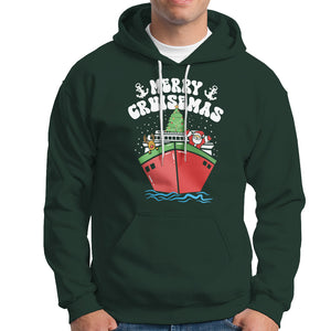Merry Cruisemas Family Christmas Holiday Santa Reindeer Cruise Ship Hoodie TS09 Printyourwear