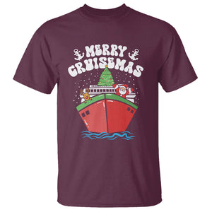 Merry Cruisemas Family Christmas Holiday Santa Reindeer Cruise Ship T Shirt TS09 Printyourwear