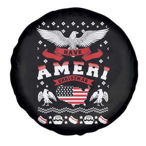 Have Ameri-Christmas USA Patriotic Eagle Xmas Spare Tire Cover TS09 Print Your Wear