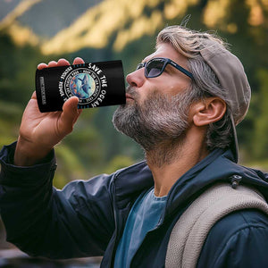 Earth Day Save The Ocean Humpback Whale 4 in 1 Can Cooler Tumbler TS09 Print Your Wear