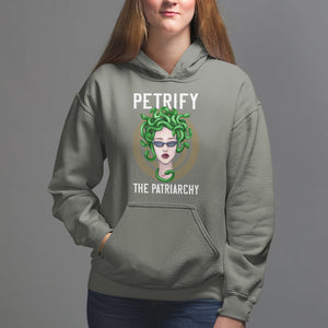 Feminist Hoodie Petrify The Patriarchy Women's Rights Feminism TS09 Military Green Printyourwear