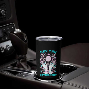 Feminist Witch Tumbler Cup Hex The Patriarchy Celestial Moon TS09 Print Your Wear