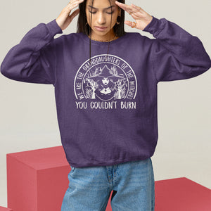 We Are The Granddaughters Of The Witches You Couldn't Burn Sweatshirt TS09 Purple Printyourwear