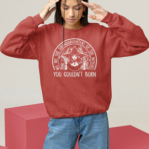 We Are The Granddaughters Of The Witches You Couldn't Burn Sweatshirt TS09 Red Printyourwear