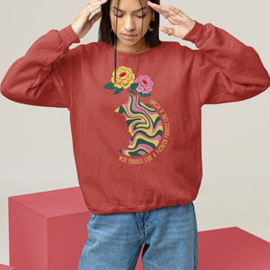 Not Fragile Like A Flower Fragile Like A Bomb Women's Rights RBG Ruth Bader Ginsburg Sweatshirt TS09 Red Printyourwear