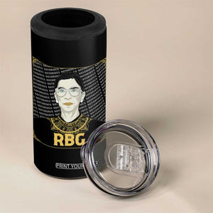 Feminist 4 in 1 Can Cooler Tumbler Notorious RBG Ruth Bader Ginsburg Women's Rights TS09 Print Your Wear