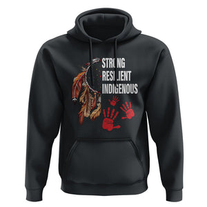 MMIW Hoodie Strong Resilient Indigenous Women Native American TS09 Black Printyourwear