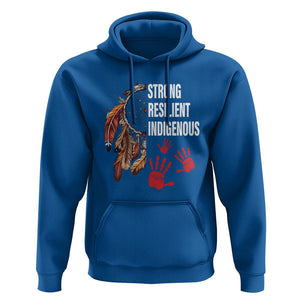MMIW Hoodie Strong Resilient Indigenous Women Native American TS09 Royal Blue Printyourwear