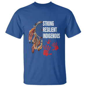 MMIW T Shirt Strong Resilient Indigenous Women Native American TS09 Royal Blue Printyourwear