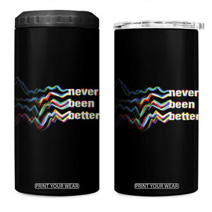 Mental Health 4 in 1 Can Cooler Tumbler Existential Dread Never Been Better Vaporwave Typography Aesthetic TS09 One Size: 16 oz Black Print Your Wear