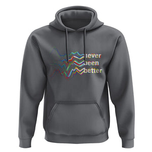 Mental Health Hoodie Existential Dread Never Been Better Vaporwave Typography Aesthetic TS09 Charcoal Printyourwear