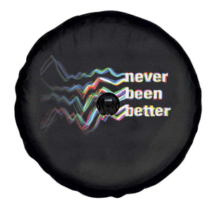 Mental Health Spare Tire Cover Existential Dread Never Been Better Vaporwave Typography Aesthetic TS09 Print Your Wear