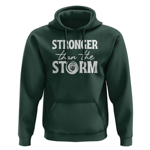 Mental Health Awareness Hoodie Stronger Than The Storm Warrior TS09 Dark Forest Green Printyourwear