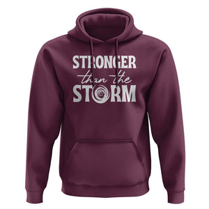 Mental Health Awareness Hoodie Stronger Than The Storm Warrior TS09 Maroon Printyourwear