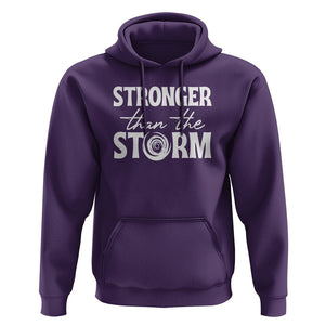 Mental Health Awareness Hoodie Stronger Than The Storm Warrior TS09 Purple Printyourwear