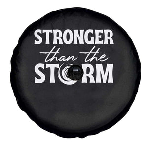 Mental Health Awareness Spare Tire Cover Stronger Than The Storm Warrior TS09 Print Your Wear