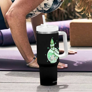 Mental Health Cat Lover Tumbler With Handle Antidepressants Cat Cute Pill TS09 Print Your Wear