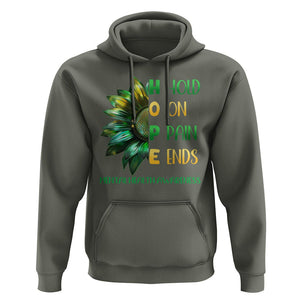 Mental Health Hoodie HOPE Hold On Pain Ends Suicide Prevention TS09 Military Green Printyourwear