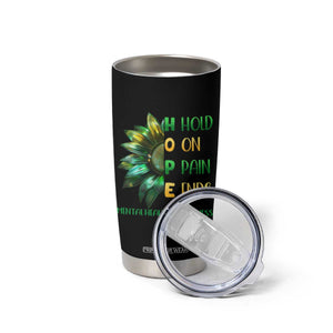 Mental Health Tumbler Cup HOPE Hold On Pain Ends Suicide Prevention TS09 Print Your Wear