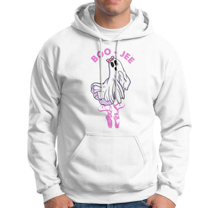 Halloween Hoodie Boo-Jee Ballerina Spooky Season Cute Ghost TS09 White Print Your Wear