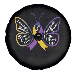 Fight Bladder Health And Cancer Awareness Butterfly Spare Tire Cover TS09 Print Your Wear