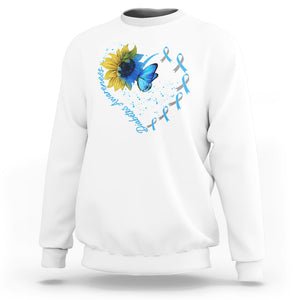 Diabetes Sunflower Shirt Type 1 Sweatshirt TS09 White Printyourwear