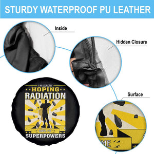 Chemotherapy Awareness Spare Tire Cover Radiation Gives Me Superpowers TS09 Print Your Wear