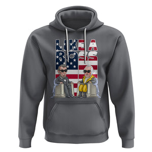 Presidents Day Hoodie Like A Boss Washington Lincoln Abe George US Flag TS09 Charcoal Printyourwear