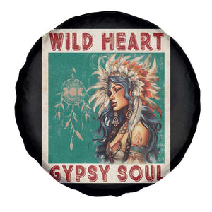 Native American Spare Tire Cover Wild Heart Gypsy Soul Women TS09 Print Your Wear