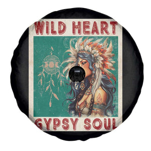 Native American Spare Tire Cover Wild Heart Gypsy Soul Women TS09 Print Your Wear
