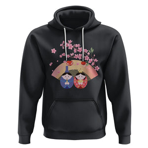 Hina Matsuri Hoodie Japanese Doll Festival Japan Girl's Day TS09 Black Printyourwear