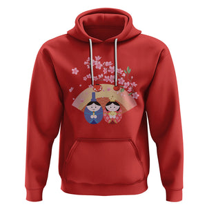 Hina Matsuri Hoodie Japanese Doll Festival Japan Girl's Day TS09 Red Printyourwear
