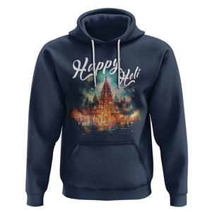 Happy Holi Hoodie Colors India Hindu Spring TS09 Navy Printyourwear