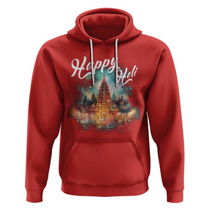 Happy Holi Hoodie Colors India Hindu Spring TS09 Red Printyourwear