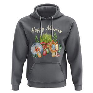 Happy Nowruz Hoodie Kurdistan & Pakistan And Iran New Year Haft-Seen TS09 Charcoal Printyourwear