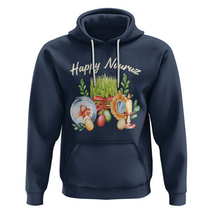 Happy Nowruz Hoodie Kurdistan & Pakistan And Iran New Year Haft-Seen TS09 Navy Printyourwear