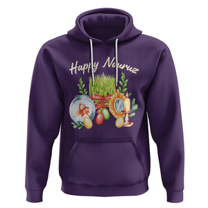 Happy Nowruz Hoodie Kurdistan & Pakistan And Iran New Year Haft-Seen TS09 Purple Printyourwear