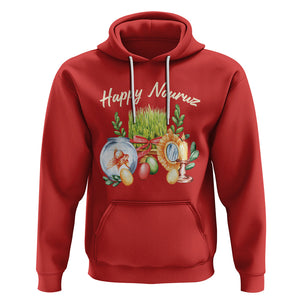 Happy Nowruz Hoodie Kurdistan & Pakistan And Iran New Year Haft-Seen TS09 Red Printyourwear