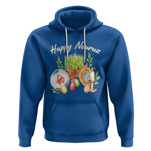 Happy Nowruz Hoodie Kurdistan & Pakistan And Iran New Year Haft-Seen TS09 Royal Blue Printyourwear