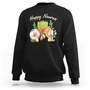 Happy Nowruz Sweatshirt Kurdistan & Pakistan And Iran New Year Haft-Seen TS09 Black Printyourwear