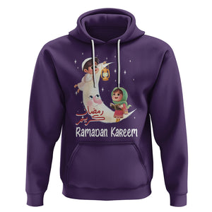 Cute KId Ramadan Kareem Mubarak Islam Hoodie TS09 Purple Printyourwear
