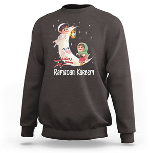 Cute KId Ramadan Kareem Mubarak Islam Sweatshirt TS09 Dark Chocolate Printyourwear