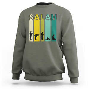 Islam Sweatshirt Salah Prayer Muslim Ramadan Kareem Islamic TS09 Military Green Printyourwear