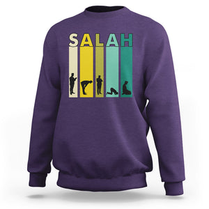 Islam Sweatshirt Salah Prayer Muslim Ramadan Kareem Islamic TS09 Purple Printyourwear