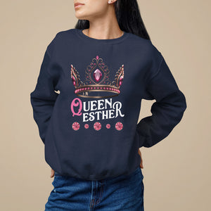 Purim Holiday Sweatshirt Queen Esther Jewish Israel Feast TS09 Navy Printyourwear
