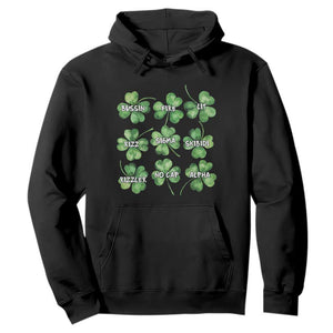 Funny St. Patrick's Day Hoodie Shamrock Lit Rizz Sigma Skibidi Rizzler No Cap Alpha TS09 Black Print Your Wear