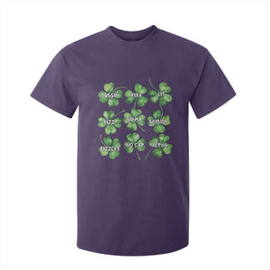 Funny St. Patrick's Day T Shirt For Kid Shamrock Lit Rizz Sigma Skibidi Rizzler No Cap Alpha TS09 Purple Print Your Wear