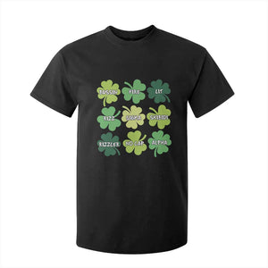 Funny St. Patrick's Day T Shirt For Kid Lit Rizz Sigma Skibidi Rizzler No Cap Alpha TS09 Black Print Your Wear