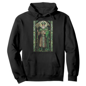 St. Patrick's Day Hoodie Saint Patrick Art Aesthetic Stained Glass TS09 Black Print Your Wear
