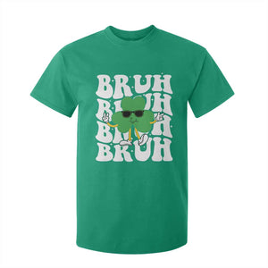 Funny St. Patrick's Day Bruh T Shirt For Kid TS09 Irish Green Print Your Wear